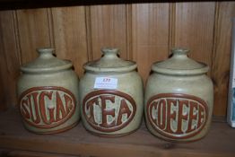 1970’s Tea, Coffee, and Sugar Canisters