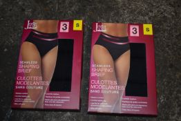 *2x Jezebel Shaping Briefs 3pk Size: S