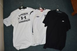 Three Assorted Men’s T-Shirts and Sports Tops