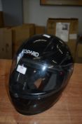 Leopard Maxxis Full Face Motorcycle Helmet Size: L