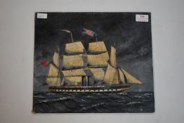 Oil on Board Shipping Study of the SS Great Britain