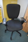 Adjustable Black Office Swivel Chair