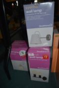 *Four Assorted Wall Lamps