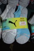 Puma Drycell Youth’s Low Cut Socks 10pr Size: 2.5-5