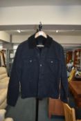 New Look Men’s Fleece Lined Black Denim Jacket Size: M