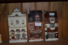 Three Hayle Nation of Shopkeepers Pottery Storefronts