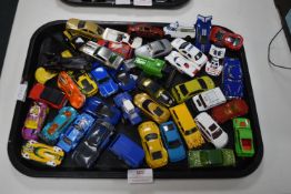 Diecast Toy Cars Including Hot Wheels, and Disney Cars