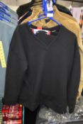 *Marc Black Long Sleeve V-Neck Top Size: M