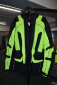 Texspeed Armoured Hi-Vis Motorcycle Jacket with Liner Size: M
