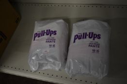 *Two Packs of Huggies Pullups Training Pants