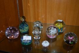 Glass Paperweights by Caithness etc.