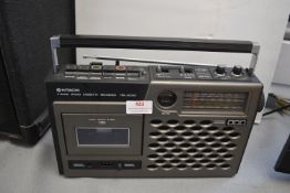 Hitachi Portable Radio Cassette Recorder