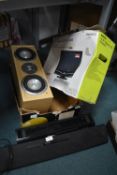 Assorted Speaker Speakers, Soundbars, etc.