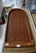 Modern Hand Crafted Wooden Bagatelle Game