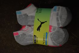 Puma Drycell Youth’s Low Cut Socks 10pr Size: 2.5-5