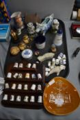 Pottery Ornaments and Thimbles