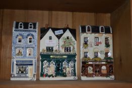 Three Hayle Nation of Shopkeepers Pottery Storefronts