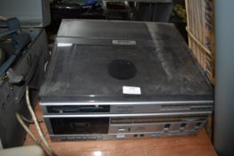 Sharp Double Sided Record Player Cassette Radio