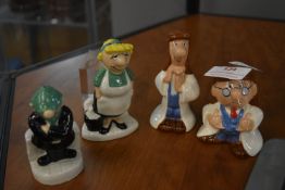 Two Wade Cruet Sets and Tetley Tea Folk