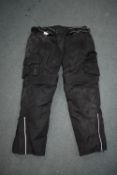 Pair of Cordura Reissa Armour Motorbike Trousers Size: 34 (L)
