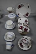 Vintage Part Tea Sets by Colclough and Diamond China Co. 20+pcs