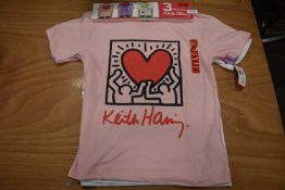 Keith Haring Kid’s T-Shirt 3pk Size: 9-10 years