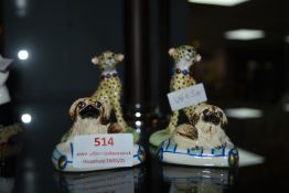Two Pairs of Animals Ornaments