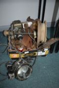Vintage Items Including Signal Lamp, Hand Tools, etc.