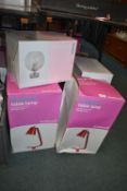 *Six Assorted GoodHome Table Lamps and Wall Lamps