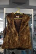 Lady’s Faux Fur Waistcoat by Zepla Size: XL