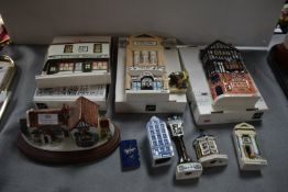 Three Hale Pottery Shop Fronts plus Smaller Items
