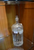 Large Glass Poison Bottle