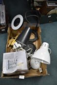 Assorted Lamps etc.