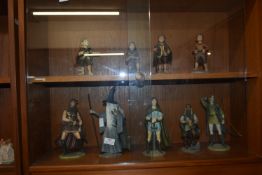 Nine Lord of the Rings Figures