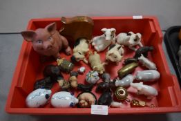 Collection of Pig Ornaments