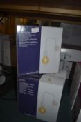 *Three GoodHome Plug-In Wall Lamps