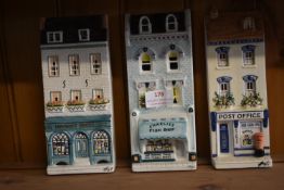 Three Hayle Nation of Shopkeepers Pottery Storefronts