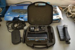 Shure & Samson Microphones and Stage System