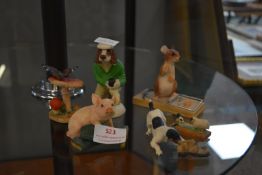 Animal Ornaments by Boarder Fine Arts etc.