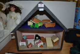 1960s Dolls House & Furniture