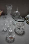 Cut Glass Lead Crystal Vases and Dishes