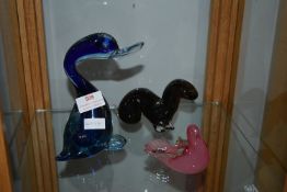 Murano Glass Animals and Birds