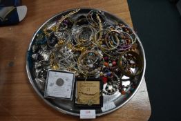 Tray Lot of Costume Jewellery