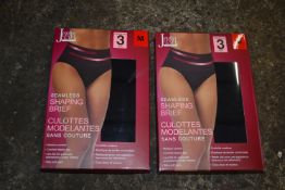 *2x Jezebel Shaping Briefs 3pk Size: M