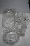Cut Glass Lead Crystal Fruit and Trifle Bowls etc.