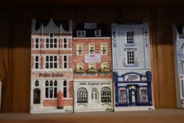 Three Hayle Nation of Shopkeepers Pottery Storefronts