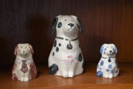 Pottery Dog Ornaments