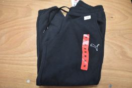 *Puma Black Joggers Size: M