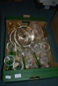 Drinking Glasses and a Cake Stand etc.