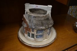 Pottery Cheese Dish in the Form of a Roundhouse